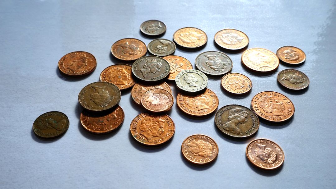 Bronze Collection of Coins - Free Images, Stock Photos and Pictures on Pikwizard.com