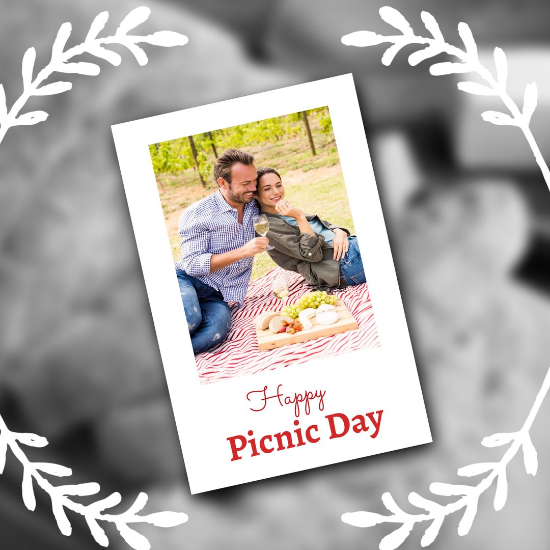 Romantic Vineyard Picnic Celebration Together Outdoors