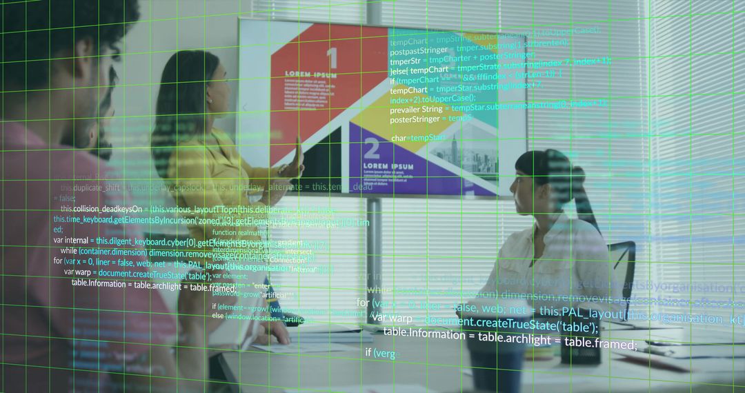 Modern Team Brainstorming on Innovative Technology Strategy