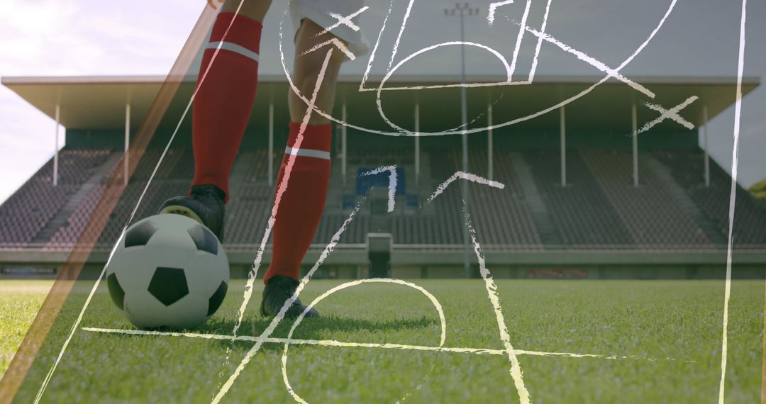 Football Strategy and Data Analytics Concept