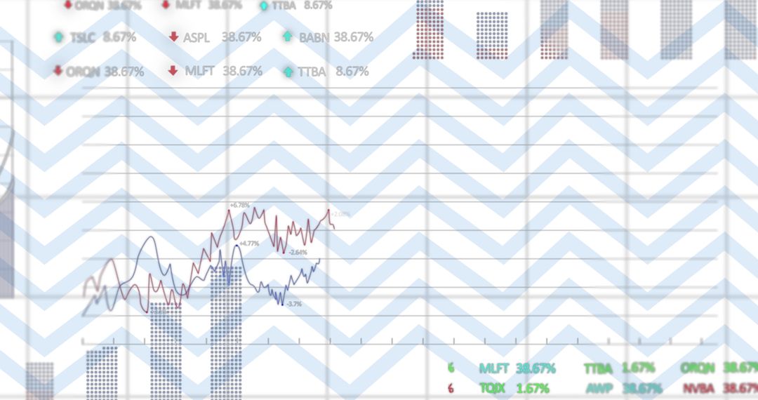 Abstract Financial Data and Analysis Concept Background