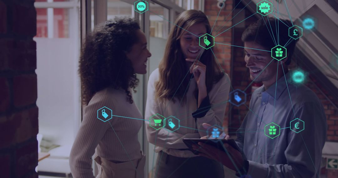 Digital Interface with Diverse Colleagues Engaging Horizontally