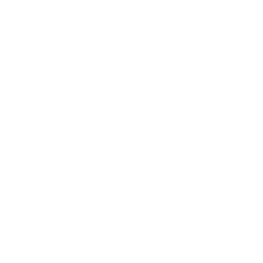 White Suitcase Silhouette on Transparent Background