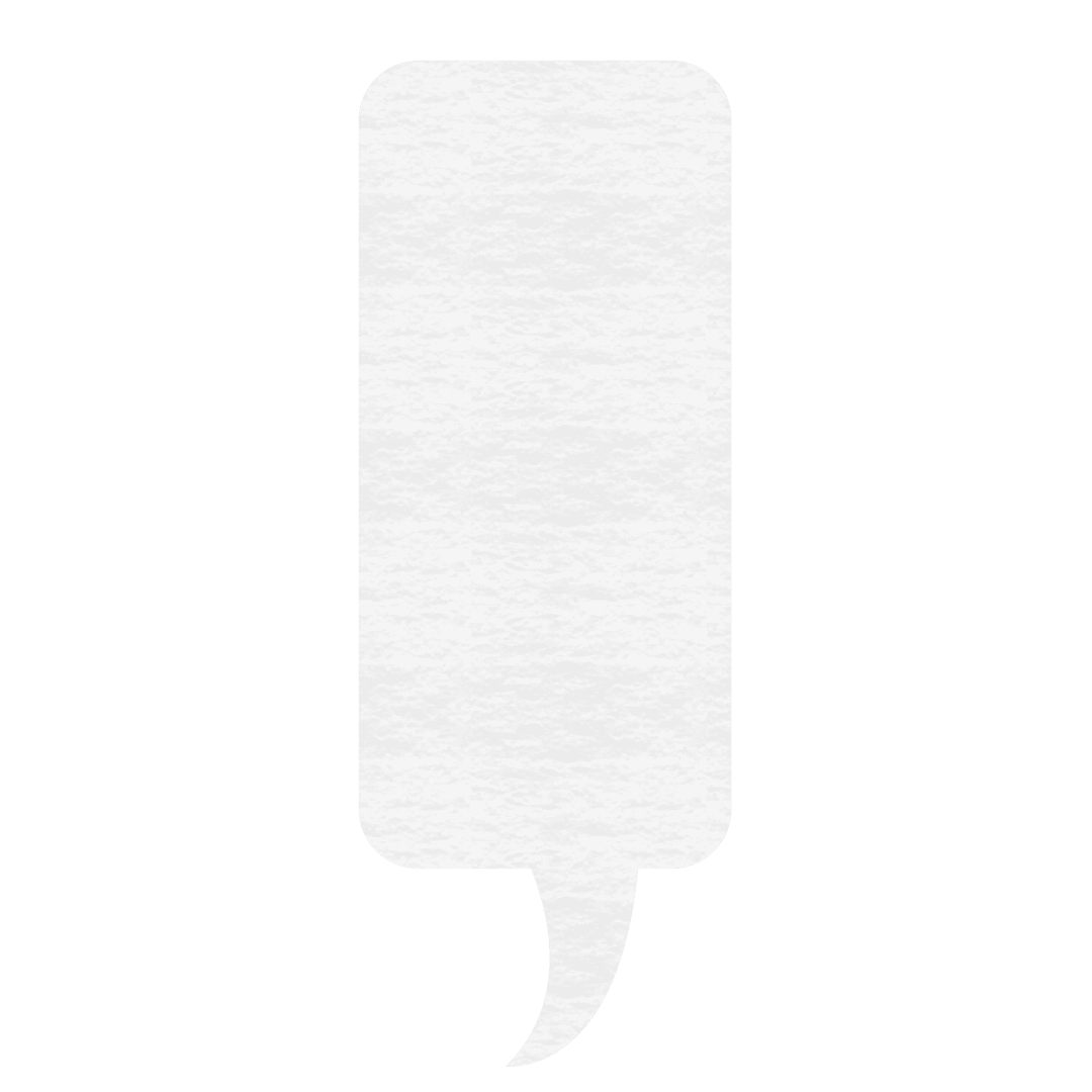 Transparent Speech Bubble Illustration for Digital Designs