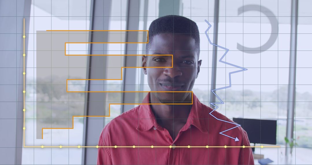 Data Analysis Concept with Businessman in Modern Office