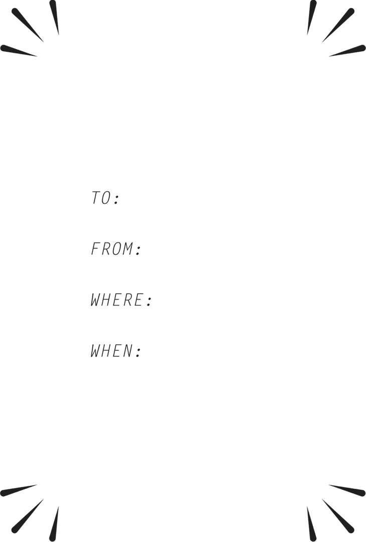 Blank Transparent Invitation Card with Decorative Elements