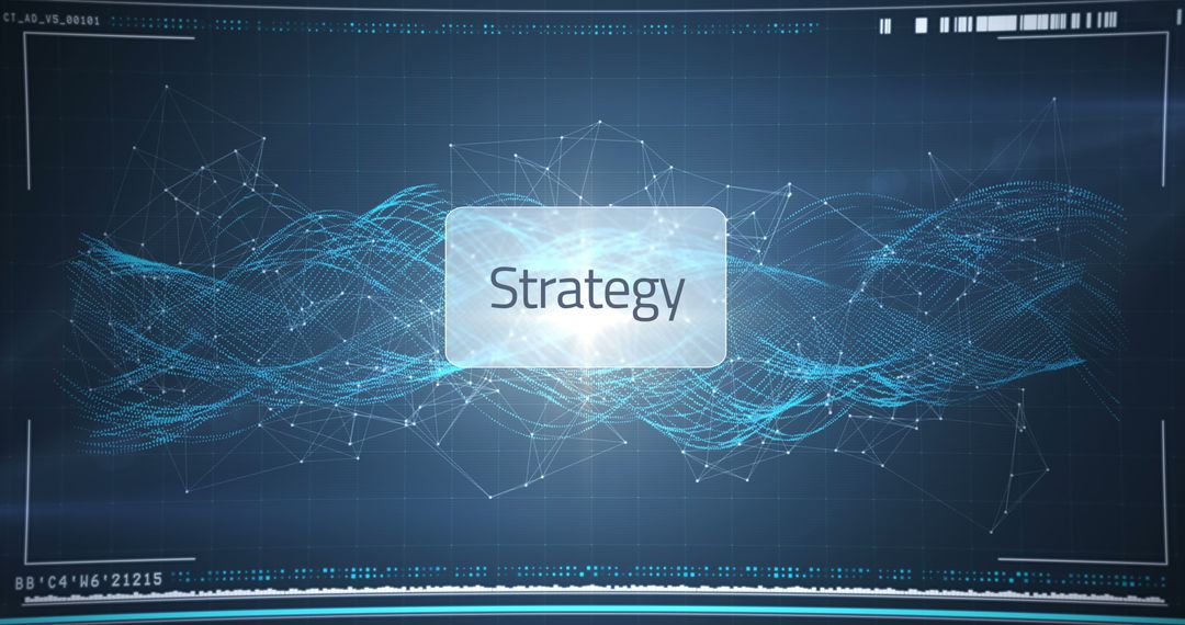 Futuristic Digital Strategy Concept with Data Visualization - Free Images, Stock Photos and Pictures on Pikwizard.com