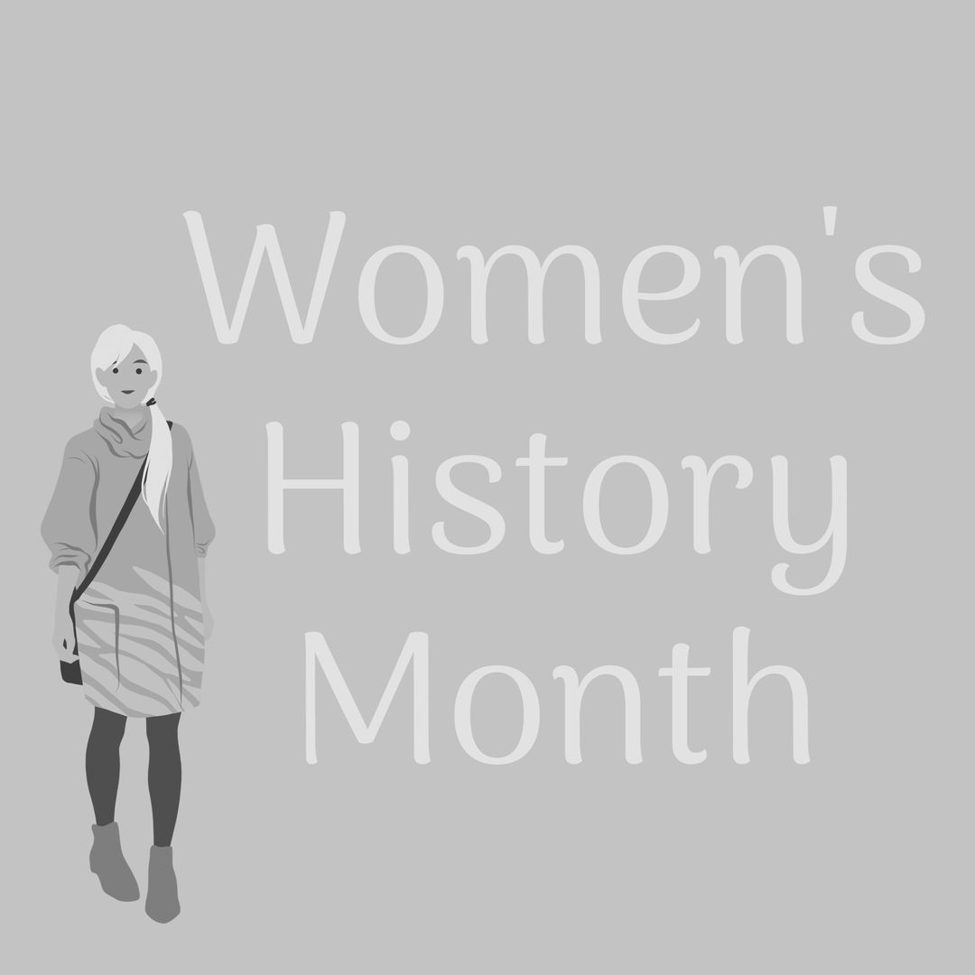 Women's History Month Poster with Stylish Woman Illustration - Download Free Stock Templates Pikwizard.com