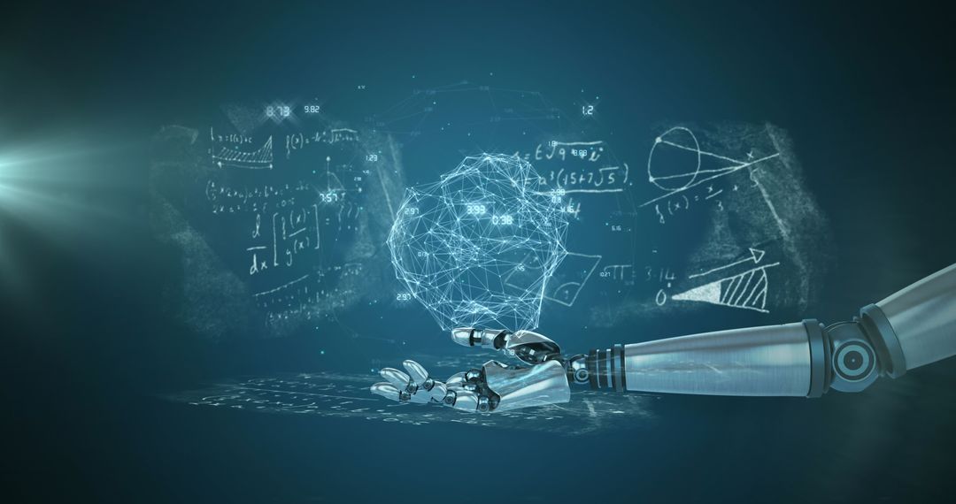 Robotic Arm Reaching for Neural Globe with Mathematical Equations
