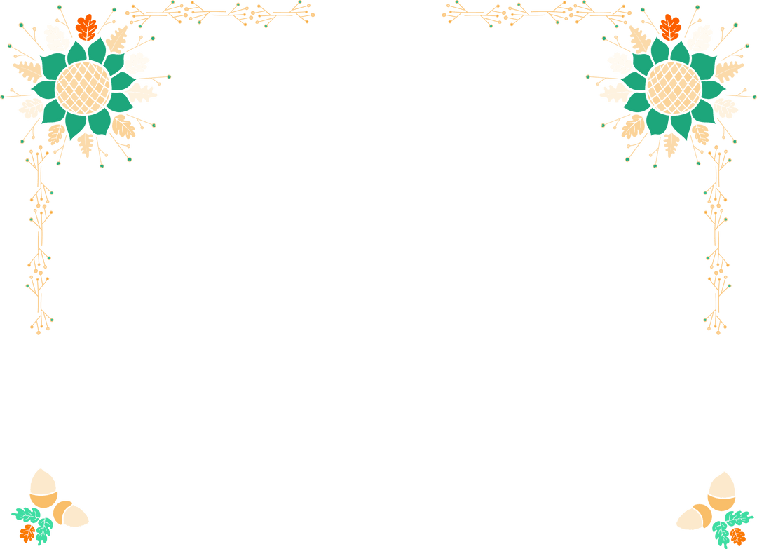 Decorative Geometric Floral Pattern on Transparent Background