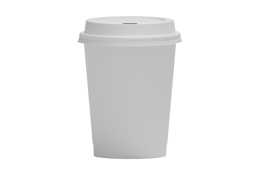 Transparent Takeaway Coffee Cup Illustration on White Background - Download Free Stock Images Pikwizard.com