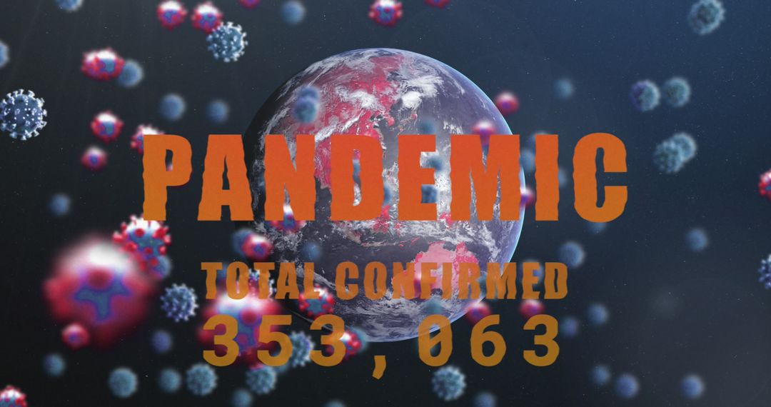 Planet Depicts Global Pandemic with COVID-19 Particles