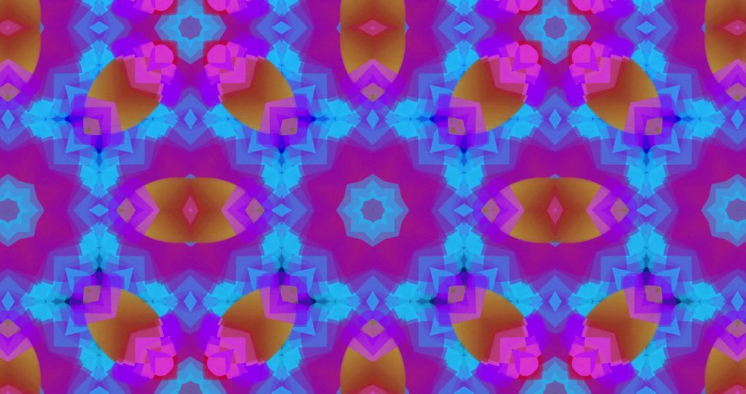 Colorful Kaleidoscope Pattern with Vibrant Symmetry