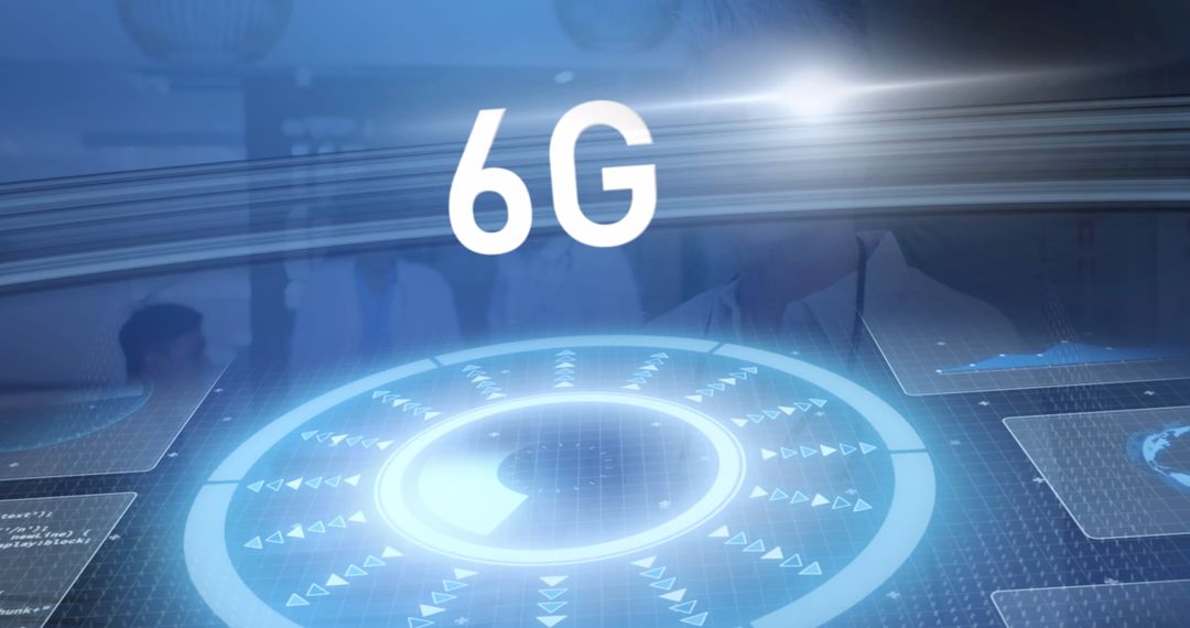 Futuristic 6G Concept with Diverse Doctors in Digital Interface