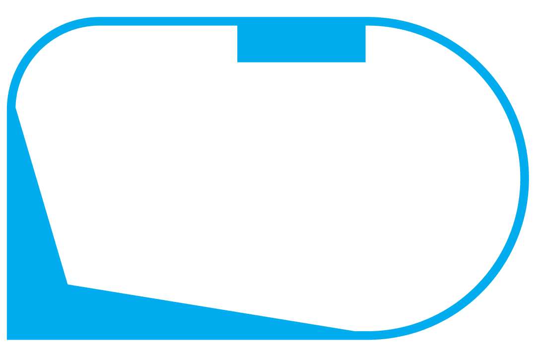 Blue Abstract Transparent Shape with Copy Space Vector Illustration