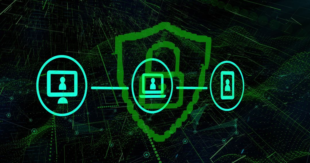 digital data processing with cybersecurity concept background - Free Images, Stock Photos and Pictures on Pikwizard.com