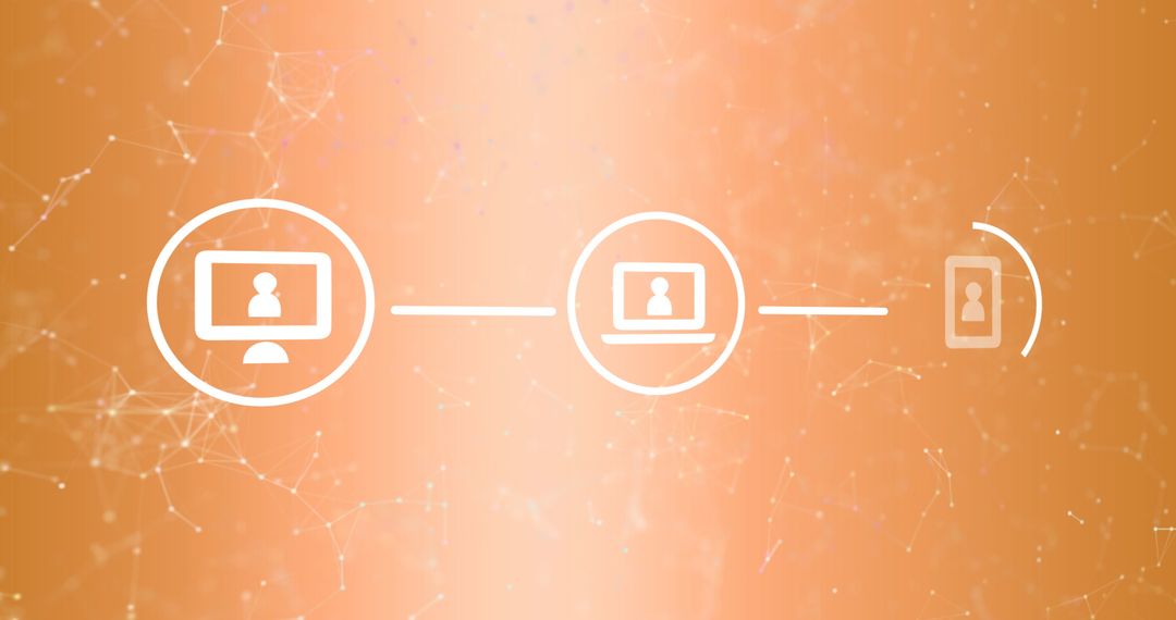 Digital Connections and Data Networking Concept Art