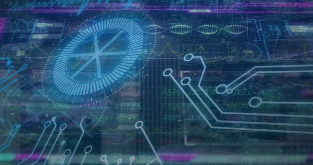 Digital Interface and Global Data Synthesis Conceptual Blend