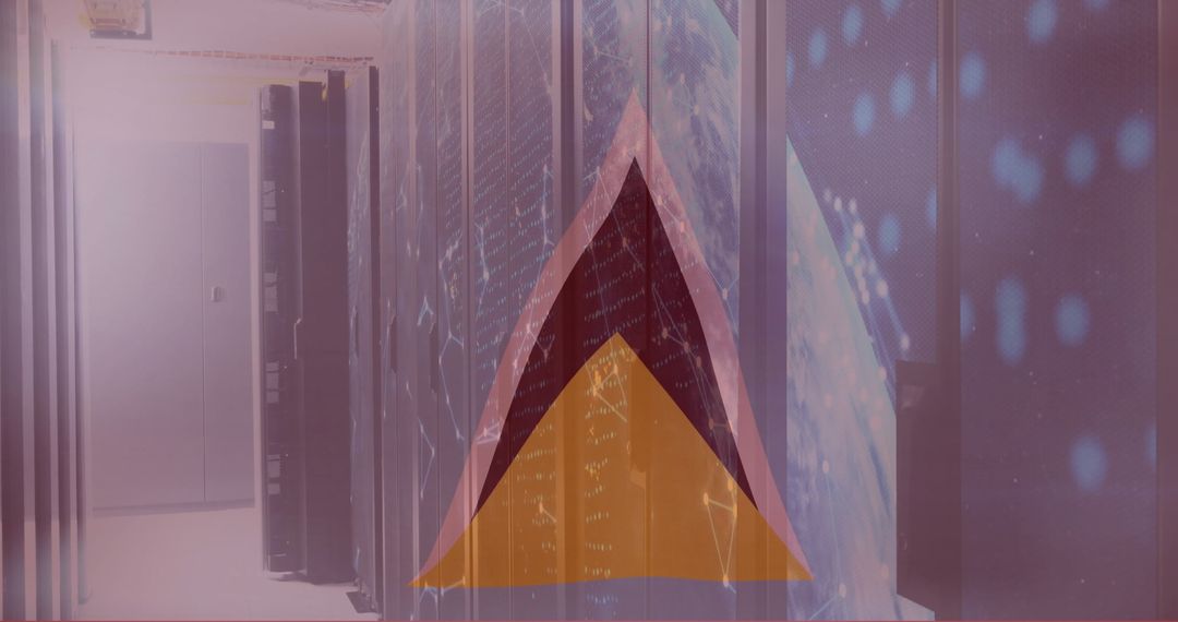 Abstract Geometric Overlay on Technological Data Servers