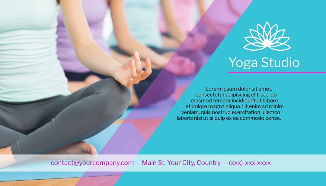 Serene Yoga Class Banner for Wellness and Meditation Workshop Promotion