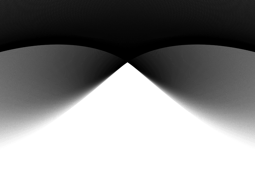 Abstract Dark Shapes on Transparent Background Digital Art