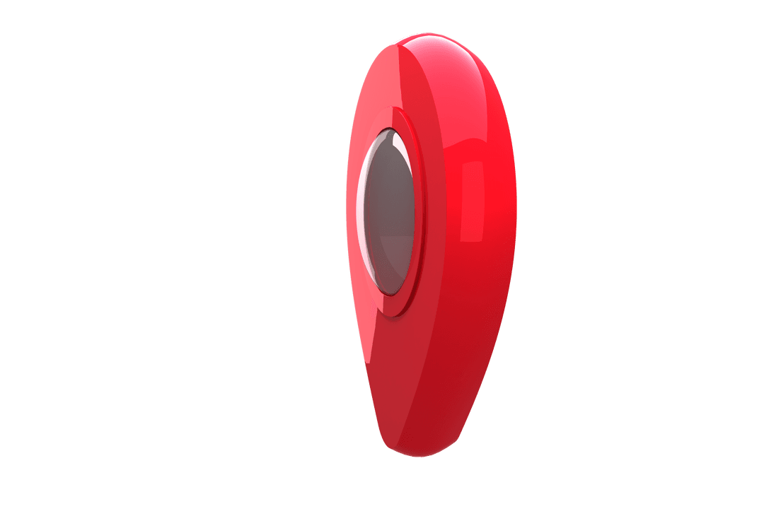 Close-Up of Shiny Red Transparent Navigation Marker Icon - Download Free Stock Images Pikwizard.com