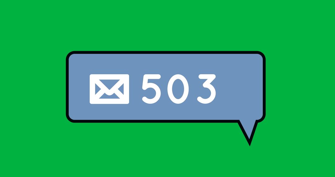Overflowing Inbox Alert with Code 503