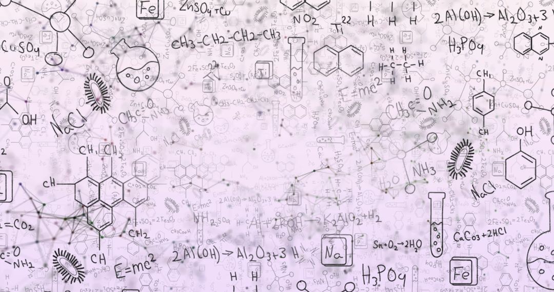 Complex Chemistry Formulas on Whiteboard in Educational Context - Free Images, Stock Photos and Pictures on Pikwizard.com