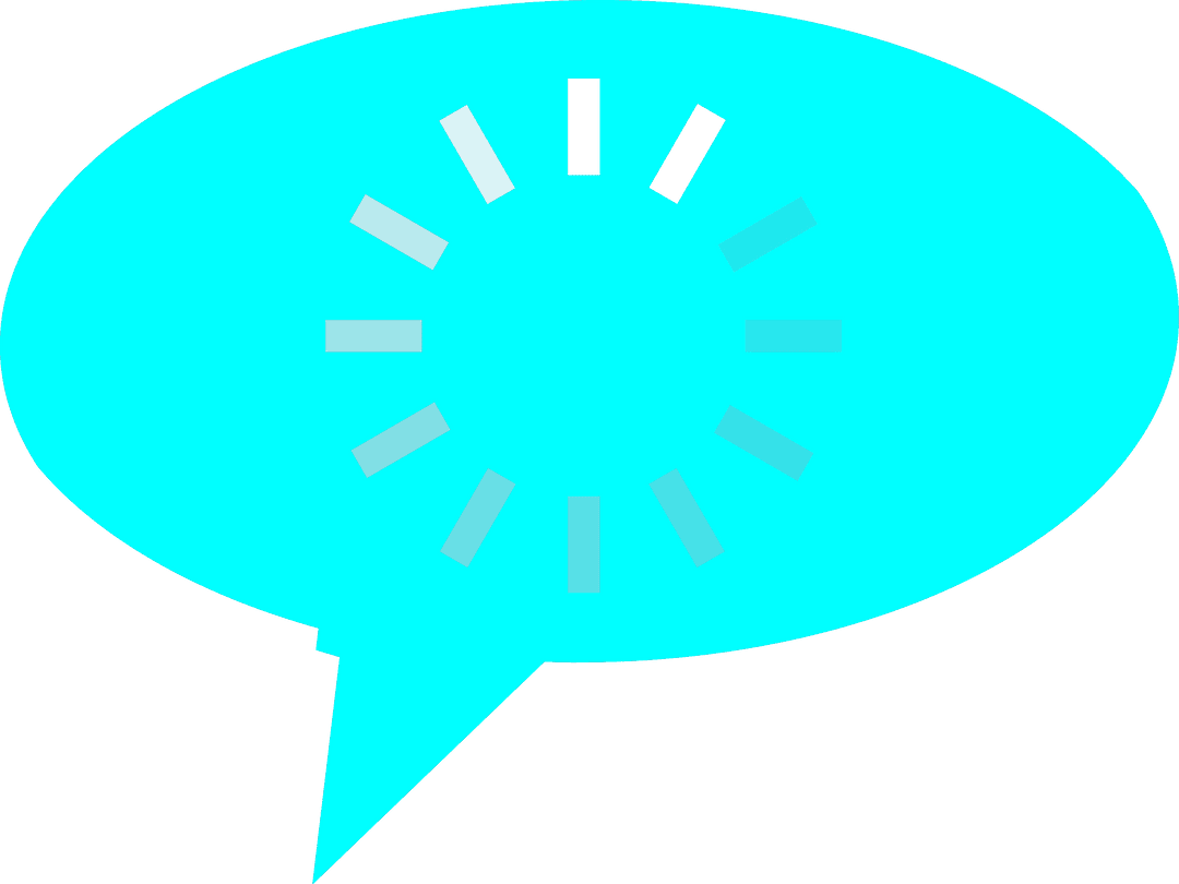 Transparent Speech Bubble with Loading Symbol - Download Free Stock Images Pikwizard.com