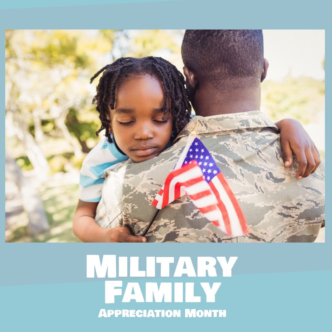 Son Embracing African American Father in Military Uniform Holding US Flag - Download Free Stock Templates Pikwizard.com