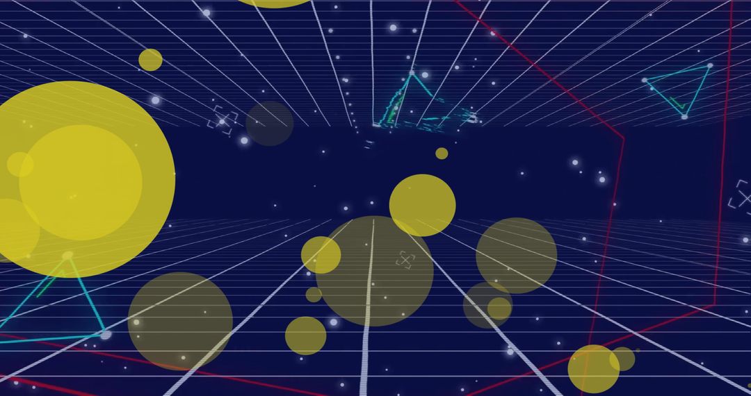 Futuristic Global Connections with Particle Visuals