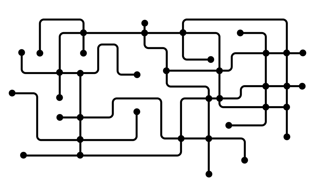 Transparent Circuit Board Graphic Illustrating Future Technology