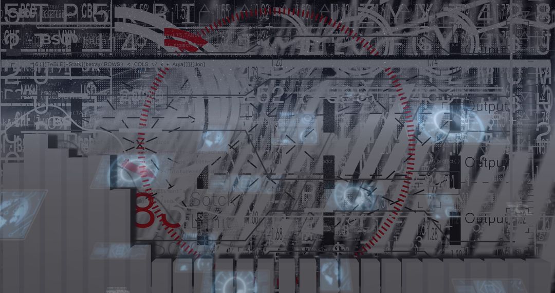 Global Technology and Data Interface Concept Art