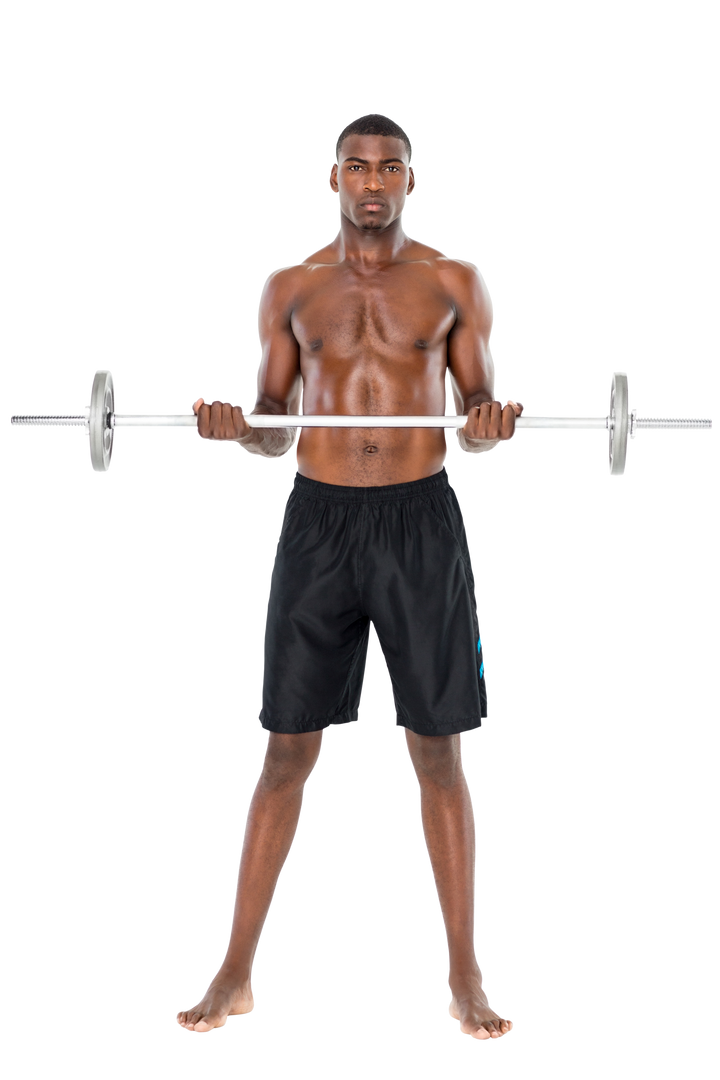 Fit Muscular Man Lifting Barbell Transparent Background - Download Free Stock Images Pikwizard.com