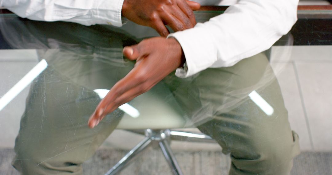 Leadership at Work: Business Executive with Table