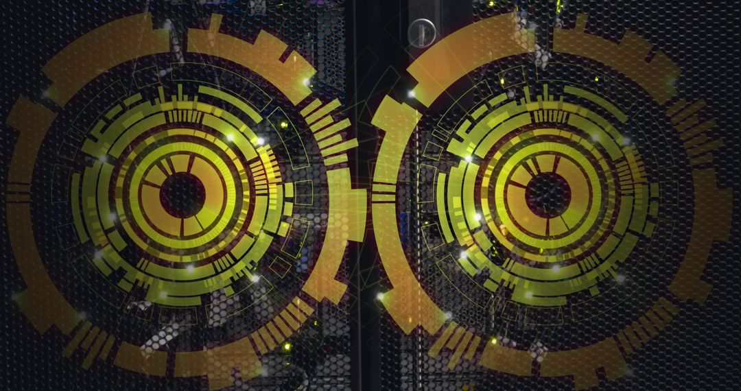 Dual Spinning Scanners in Advanced Server Room Zip