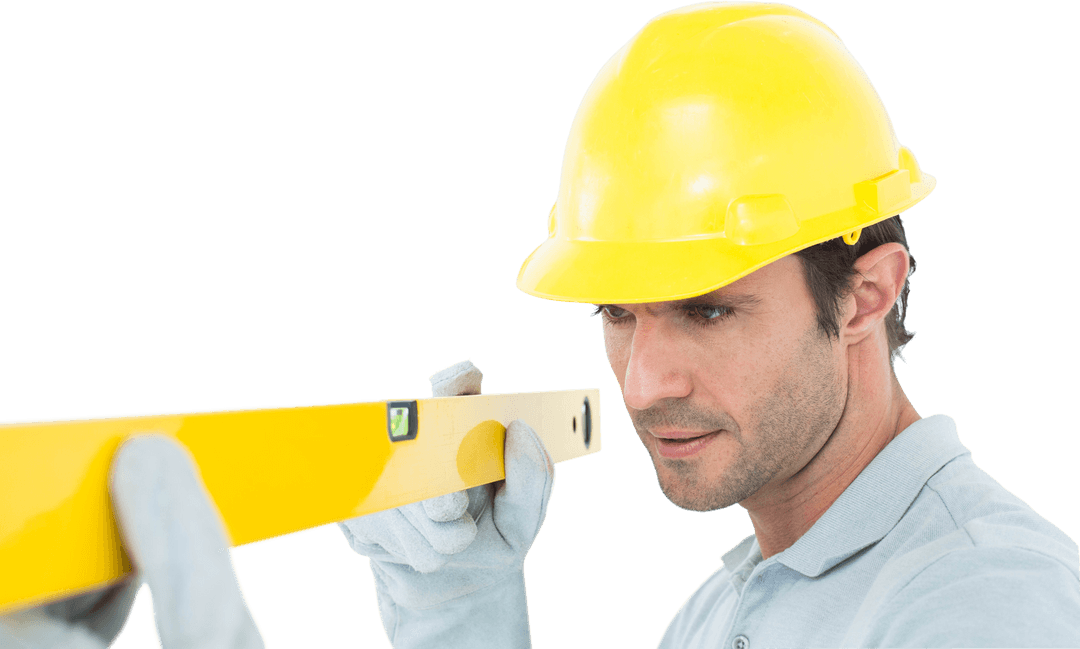 Transparent Perspective of Construction Worker Using Spirit Level