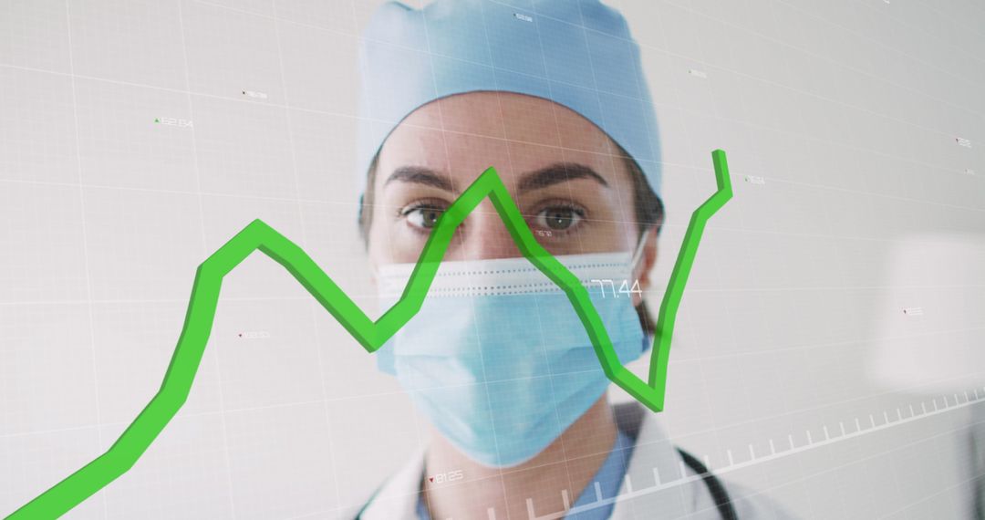 Healthcare Professional Analyzing Digital Data in Hospital