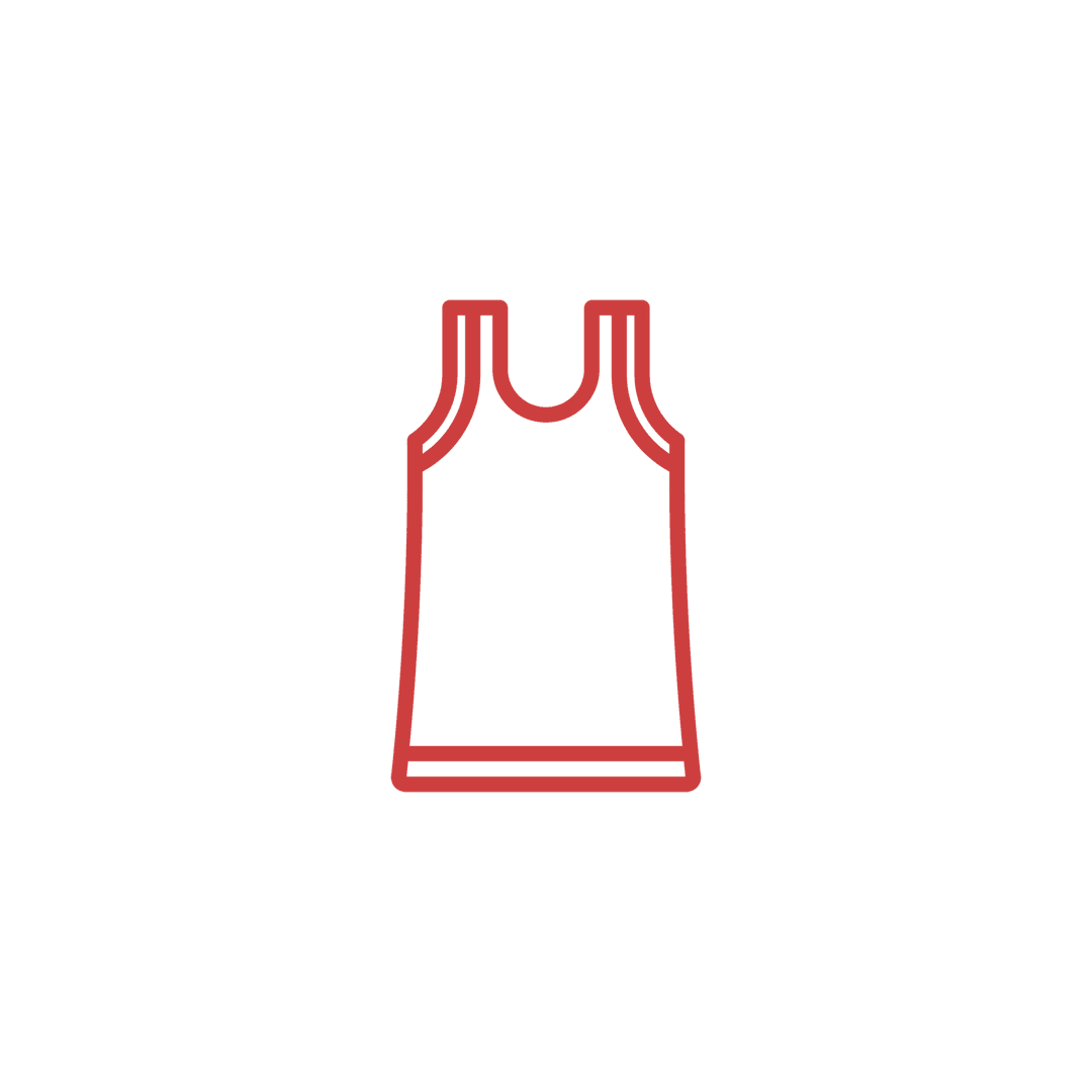 Transparent Vector Illustration of Sleeveless Shirt Design