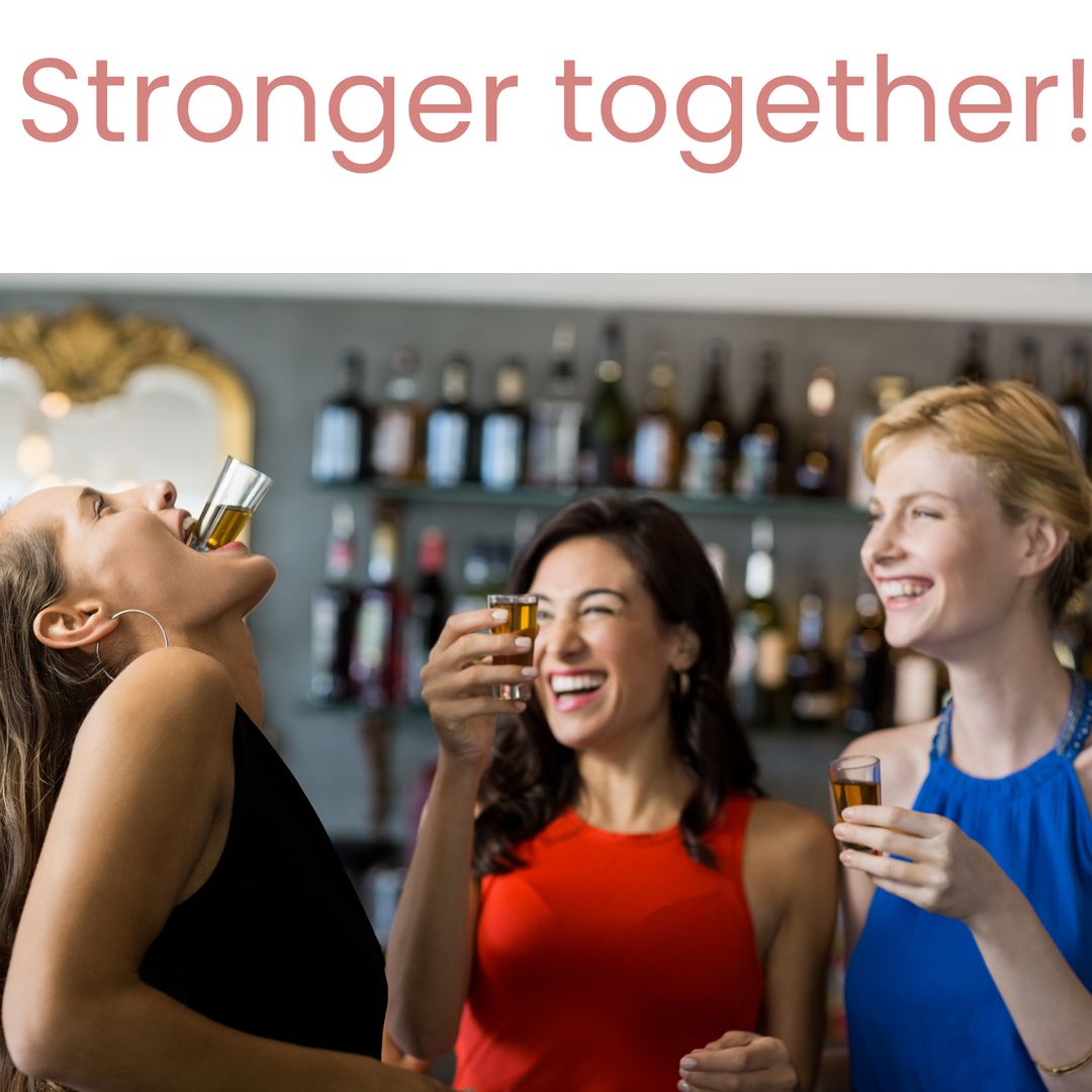 Happy Diverse Female Friends Celebrating with Drinks - Download Free Stock Templates Pikwizard.com