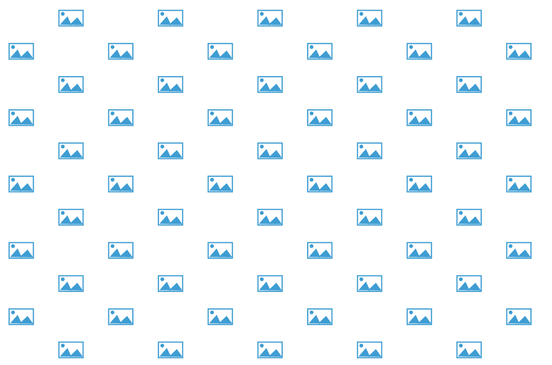 Blue Shapes Pattern on Transparent Background for Digital Designs