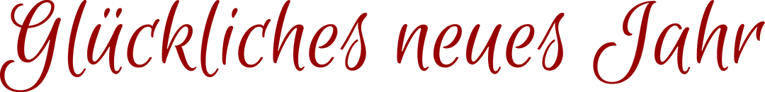 Glückliches Neues Jahr Greeting Transparent Text
