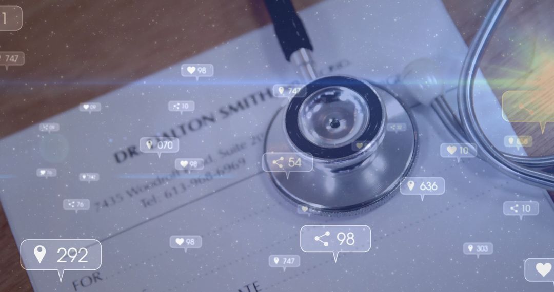 Digital Stethoscope with Online Engagement Metrics and Medical Document