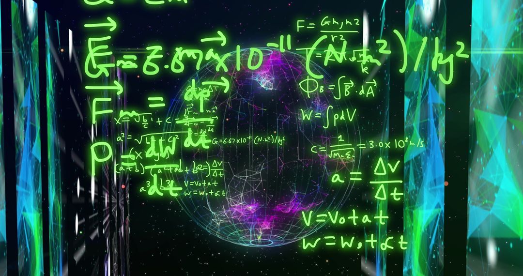 Global Science and Data Processing with Mathematical Formulas - Free Images, Stock Photos and Pictures on Pikwizard.com