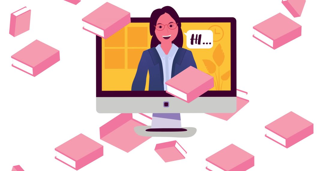 Virtual Learning with Animated Books and Online Classes