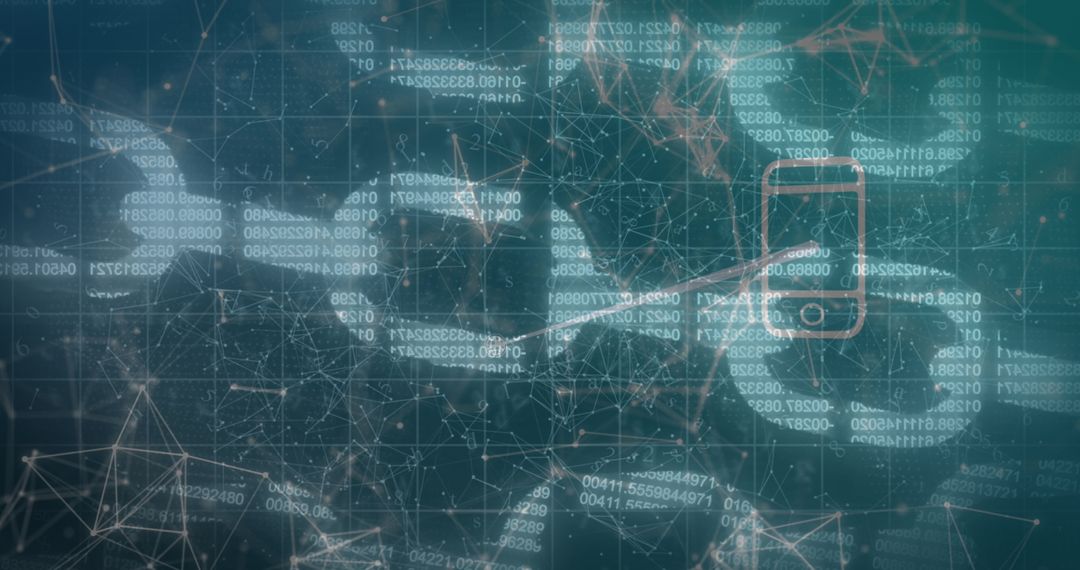 Abstract Digital Network and Data Concept