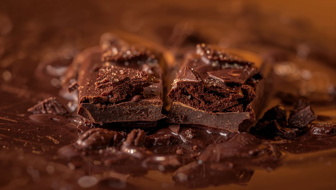 Decadent Dark Chocolate Chunks in Melted Chocolate Base
