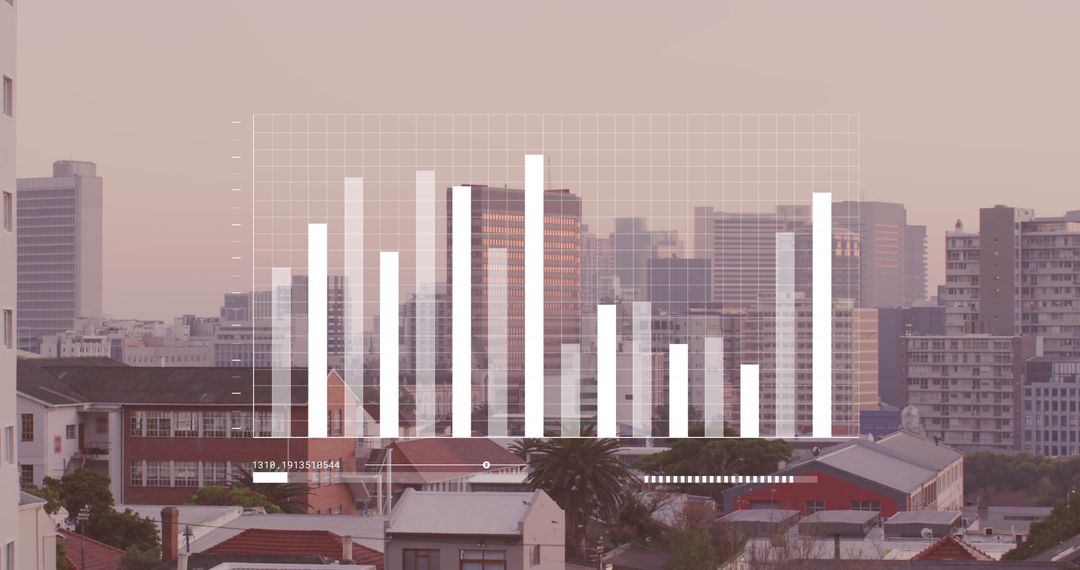 Business Data Integration with Urban Skyline Background