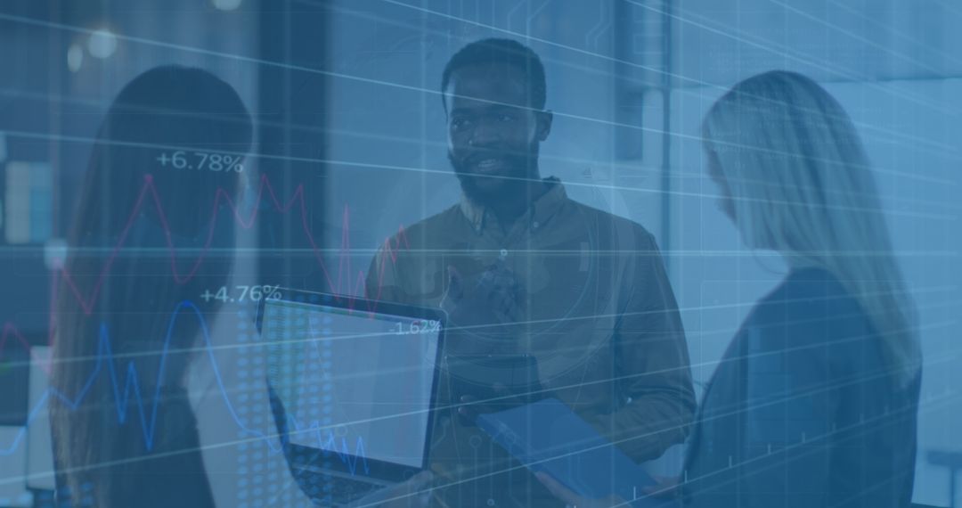 Diverse Team Collaborating on Financial Technology Solutions