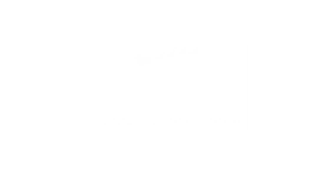 Transparent Gift Tag with Santa's Sleigh on Icey Edge